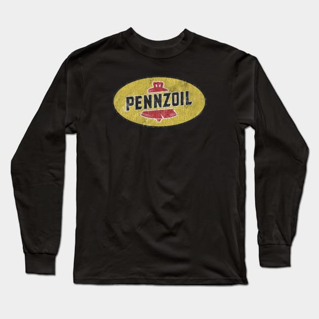 penzoil  distressed logo Long Sleeve T-Shirt by Amandeeep